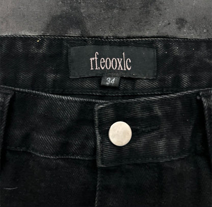 rf ripped shorts (studded